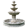 Fontaine Romantique avec Etang