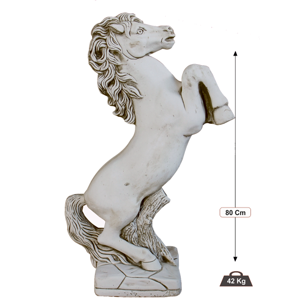 Tirelire Décorative « Cheval Dans L'écurie » En Pierre Artificielle - 14cm - Cadeau Pour Amateurs De Chevaux