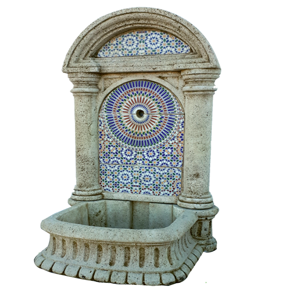 Fontaine Romana avec Tuile