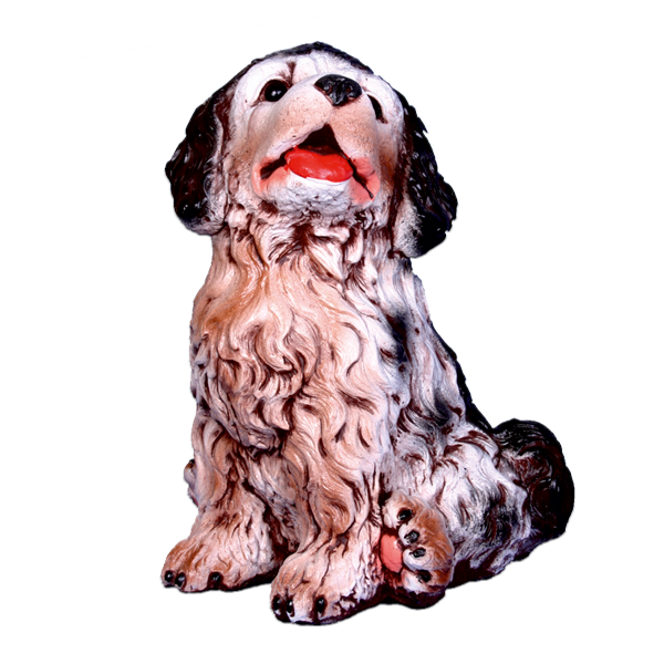 Chien Berger peint