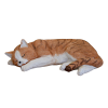 Chat endormi peint