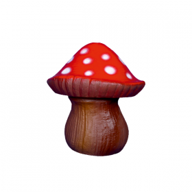 Champignon petit modèle peint
